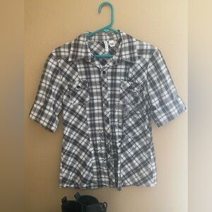 Full tilt collared button up top size L